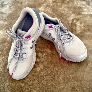 Under Armour Charged Escape 3 Evo Women’s Running Shoes 8.5 Gray Blue